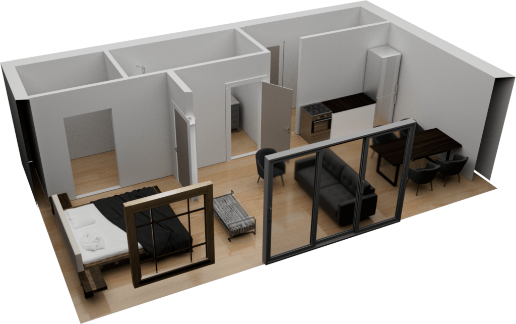 3d map of a room